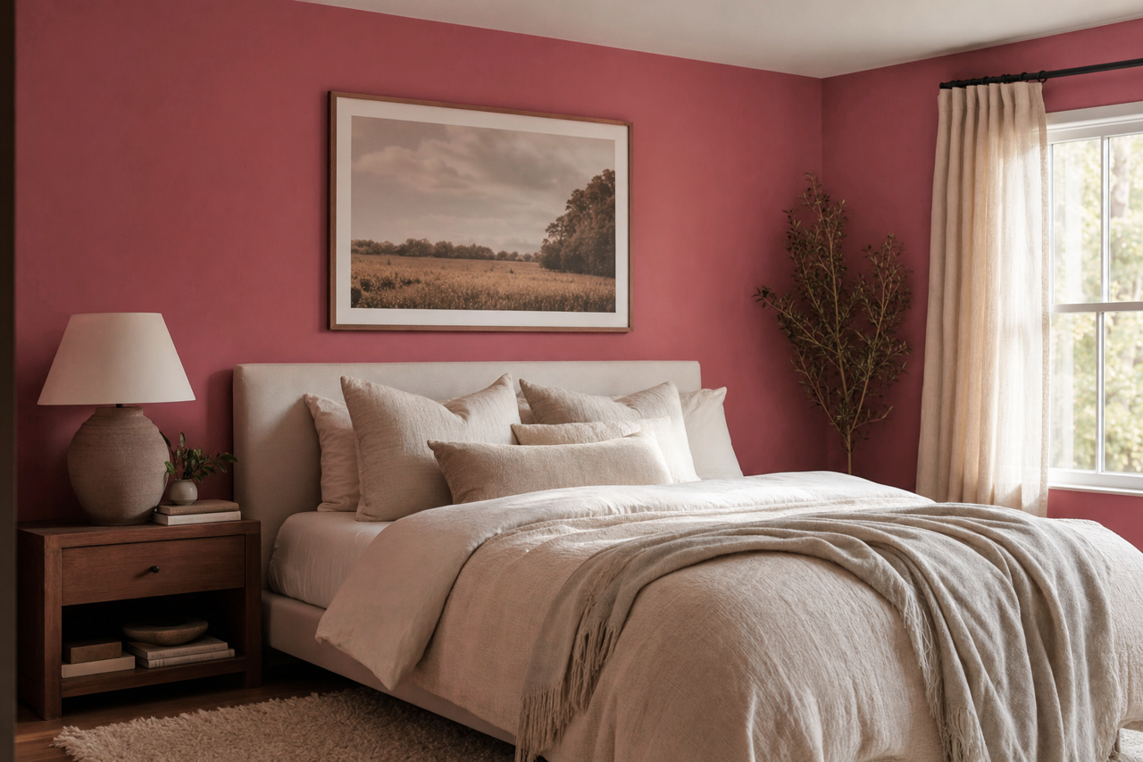 Redbud by Sherwin-Williams on interiors