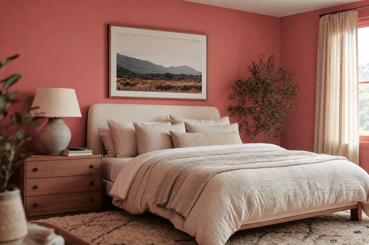 Reddish by Sherwin-Williams on interiors