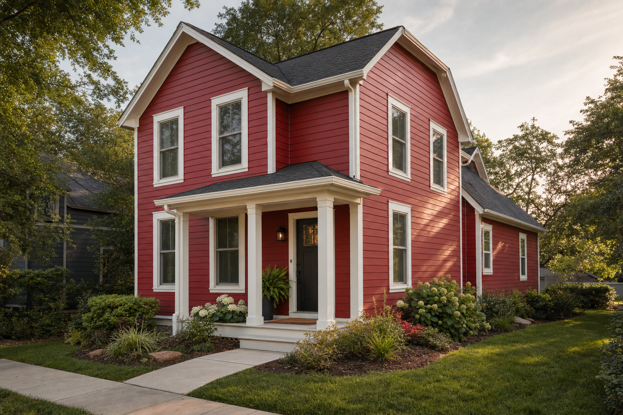 Red Bay by Sherwin-Williams on exterior