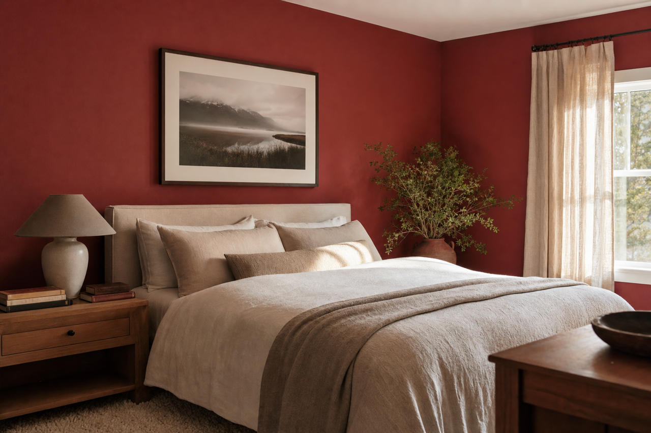 Fireweed by Sherwin-Williams on interiors