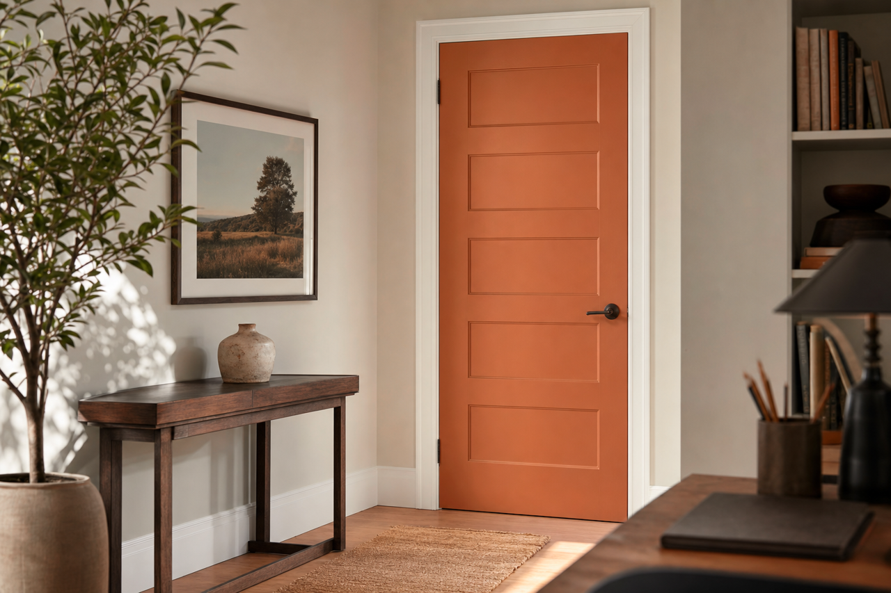 Reynard by Sherwin-Williams on interior-doors