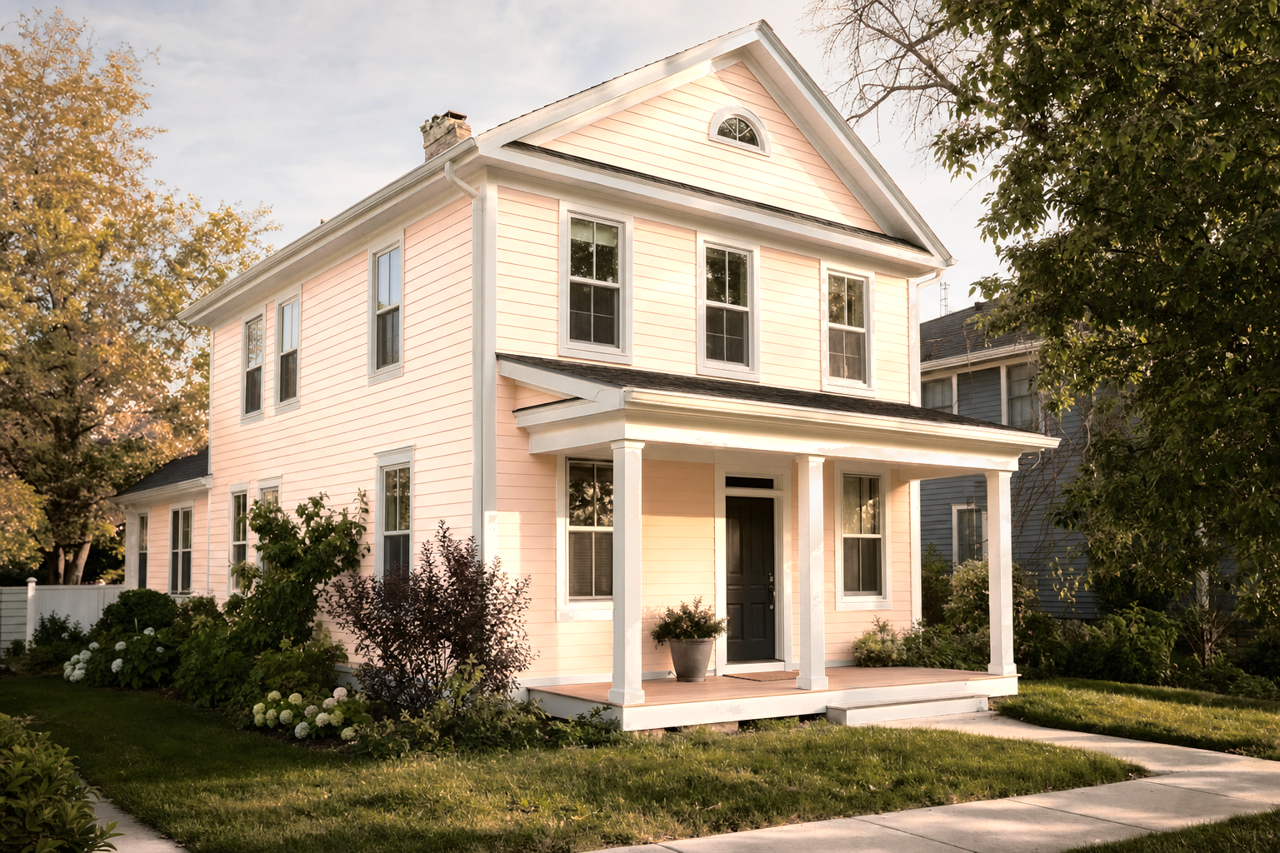 Sweet Orange by Sherwin-Williams on exterior