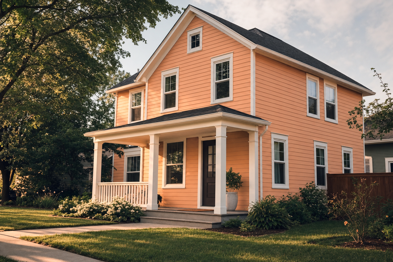 Chivalry Copper by Sherwin-Williams on exterior