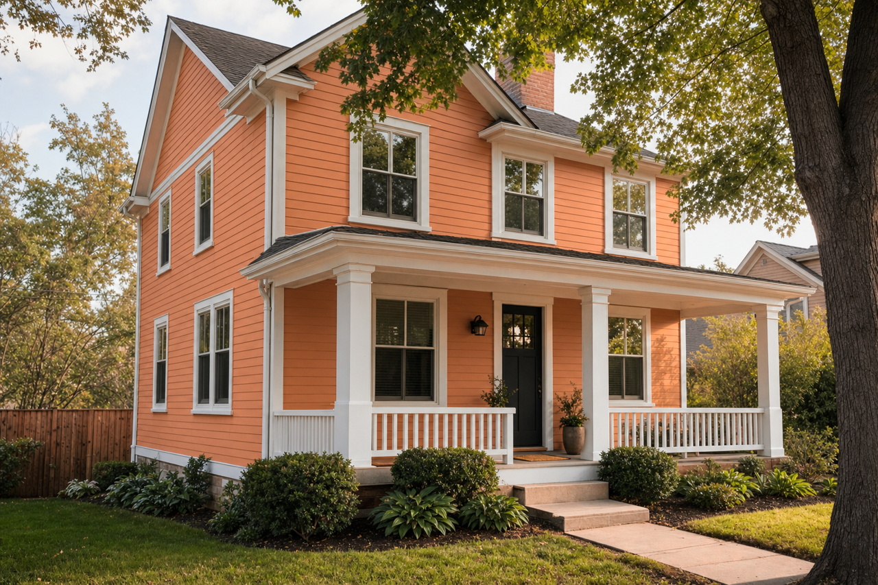 Armagnac by Sherwin-Williams on exterior