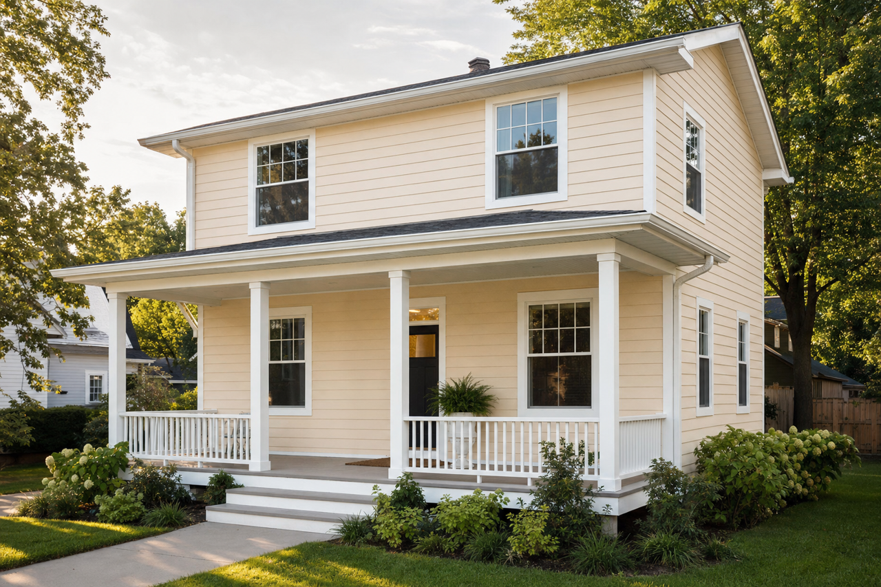 Choice Cream by Sherwin-Williams on exterior