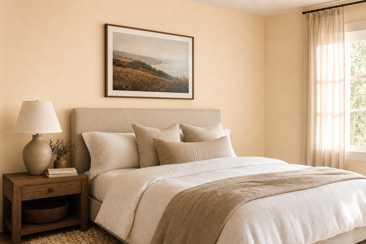 Choice Cream by Sherwin-Williams on interiors