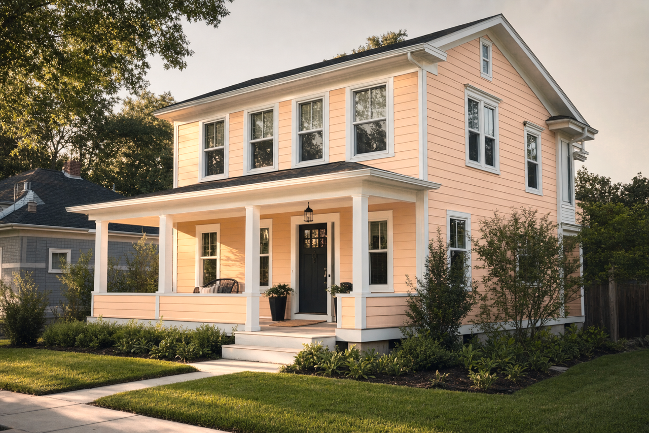 Sociable by Sherwin-Williams on exterior