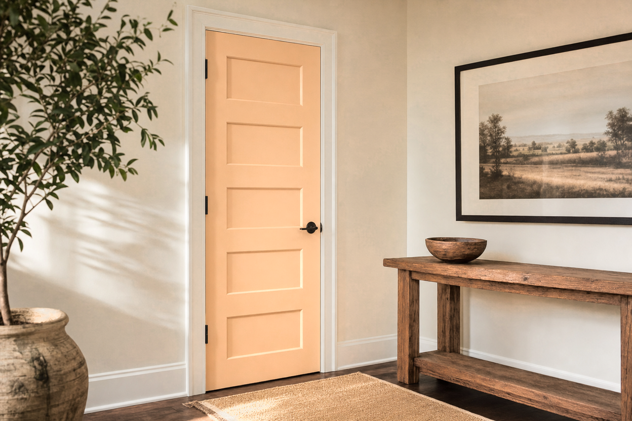 Sociable by Sherwin-Williams on interior-doors