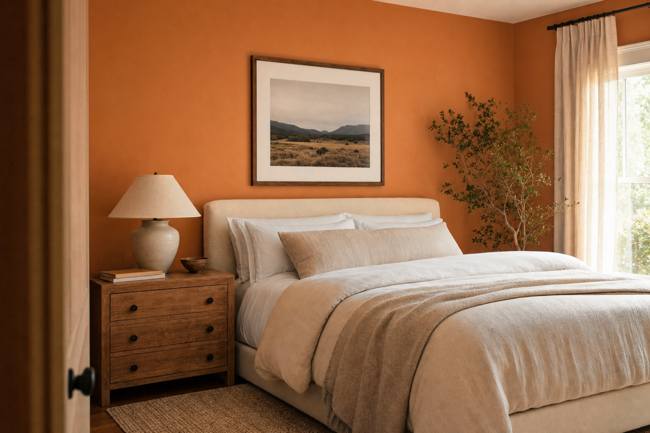 Gingery by Sherwin-Williams on interiors