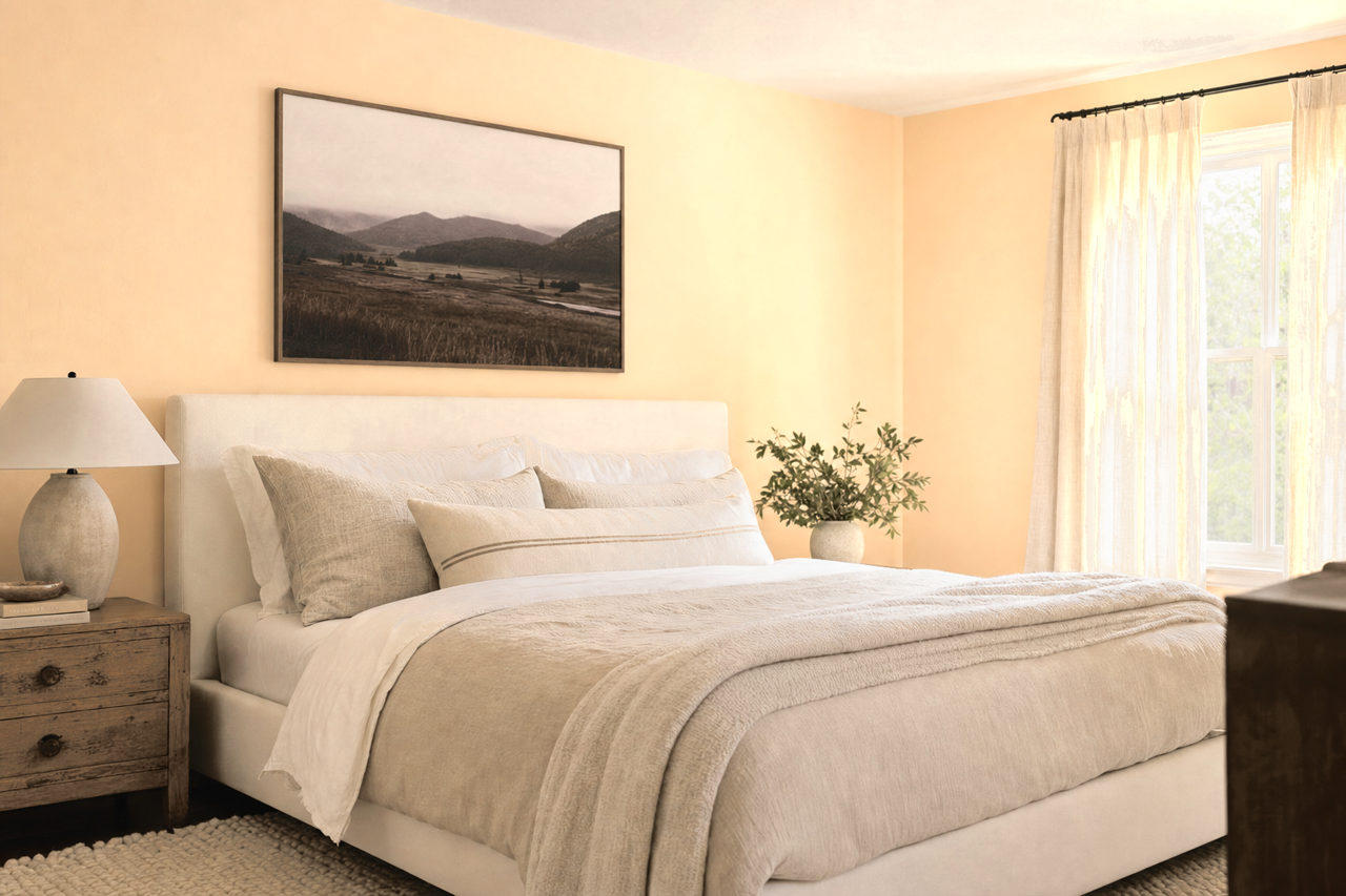 Cachet Cream by Sherwin-Williams on interiors