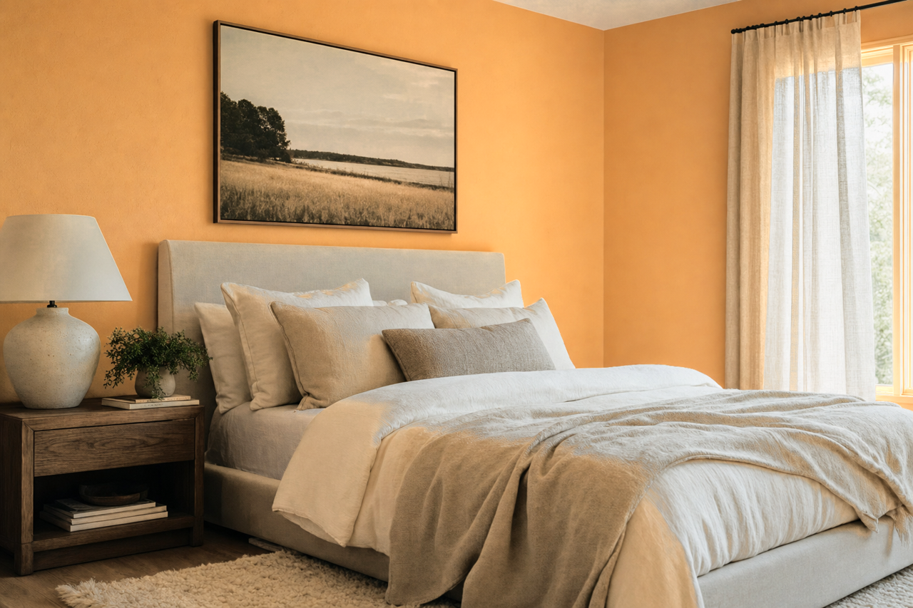 Viva Gold by Sherwin-Williams on interiors