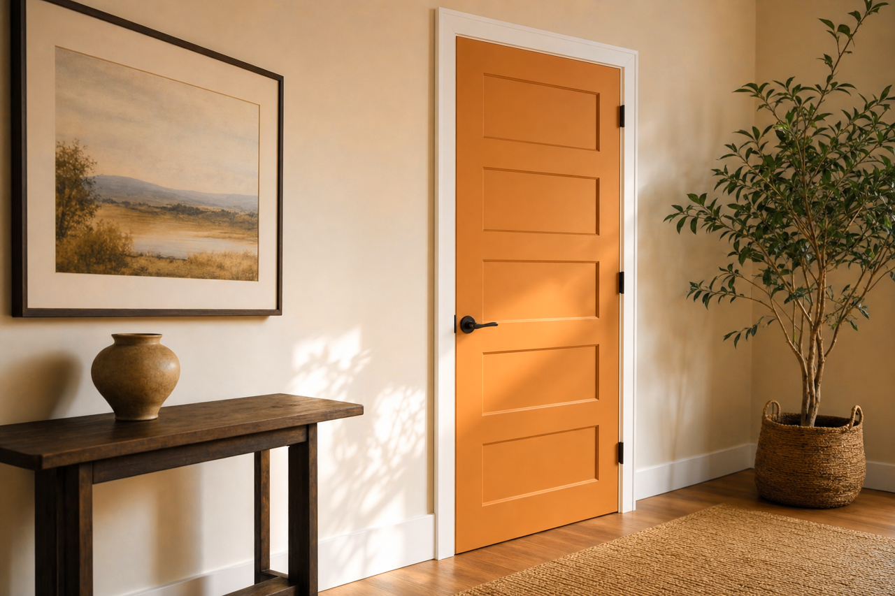 Tassel by Sherwin-Williams on interior-doors