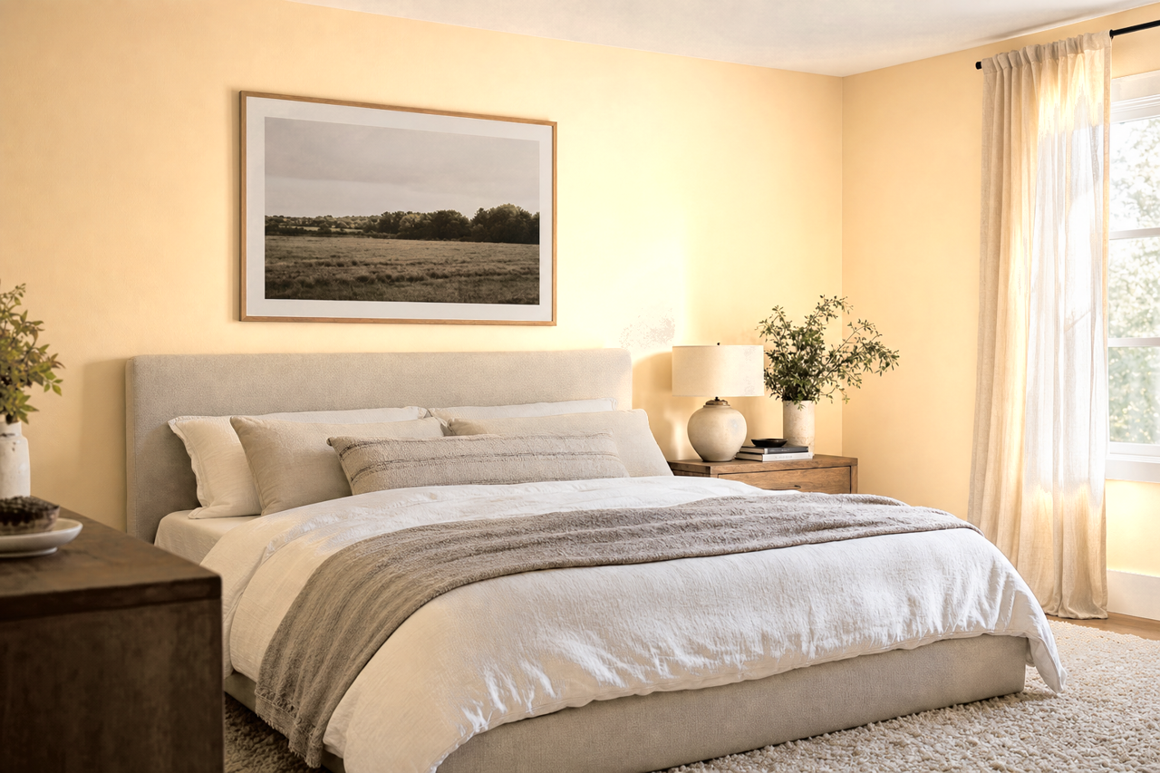 Inviting Ivory by Sherwin-Williams on interiors