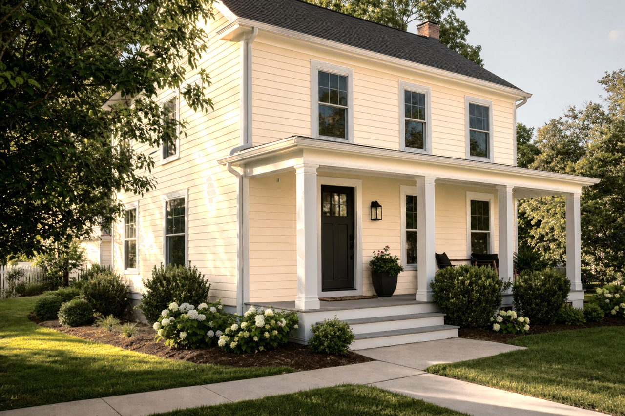 Jersey Cream by Sherwin-Williams on exterior