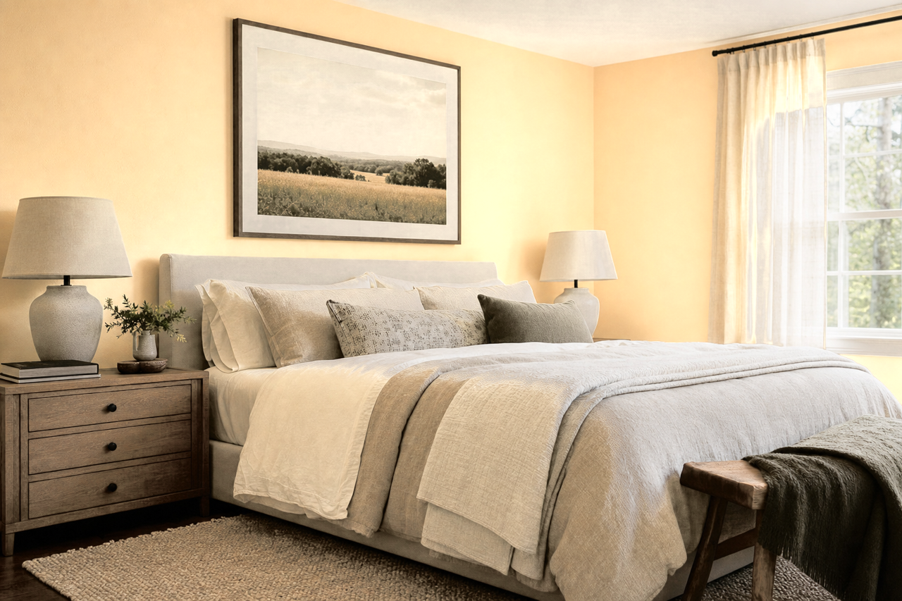 Jersey Cream by Sherwin-Williams on interiors