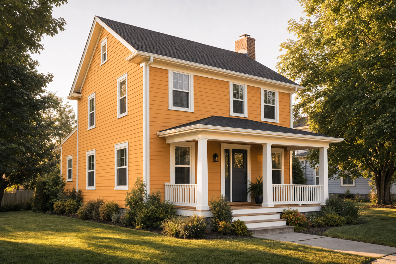 Golden Rule by Sherwin-Williams on exterior