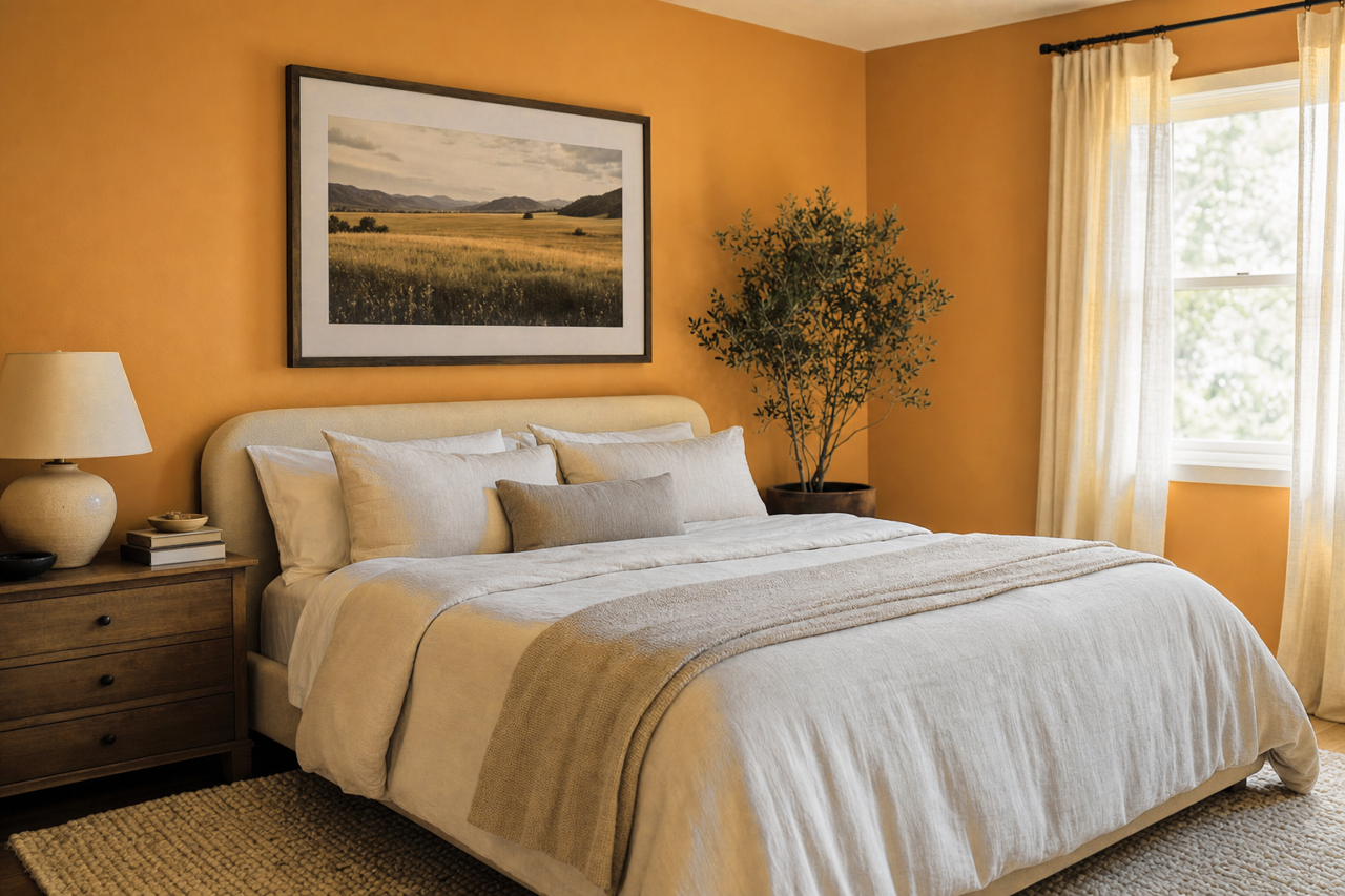 Golden Rule by Sherwin-Williams on interiors