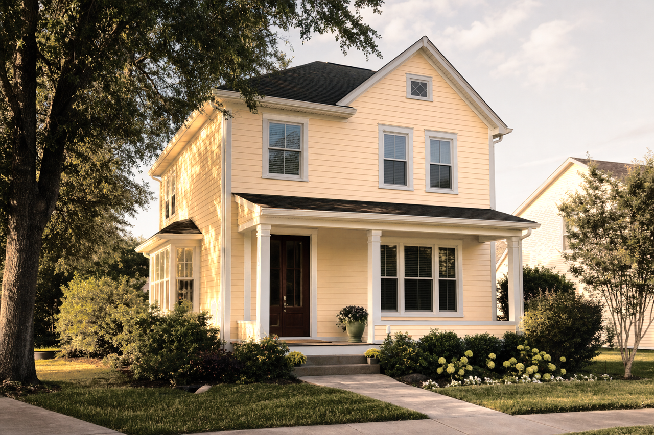Compatible Cream by Sherwin-Williams on exterior