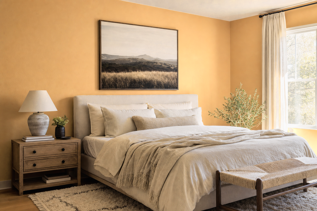 Golden Fleece by Sherwin-Williams on interiors