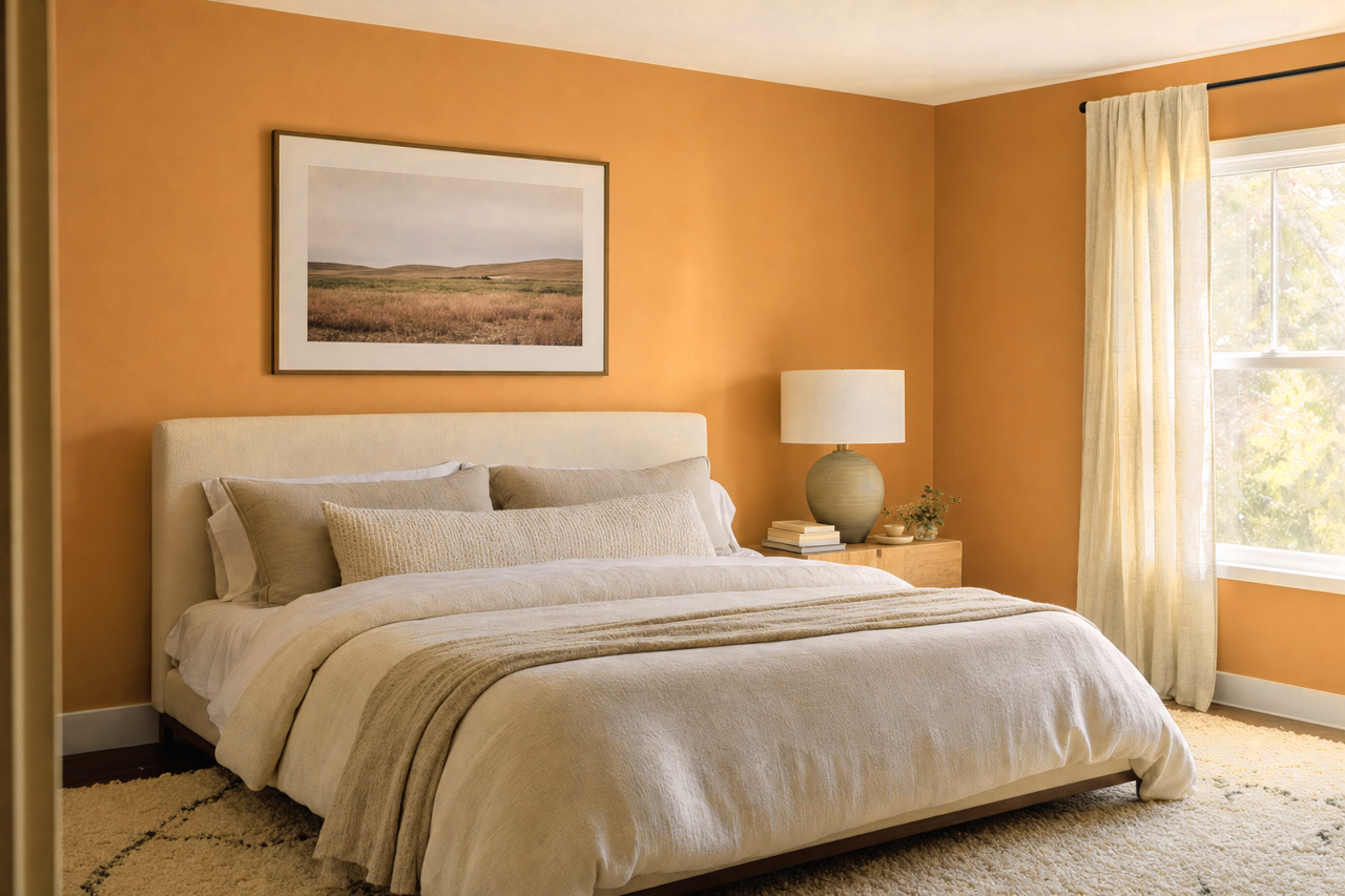 Butternut by Sherwin-Williams on interiors