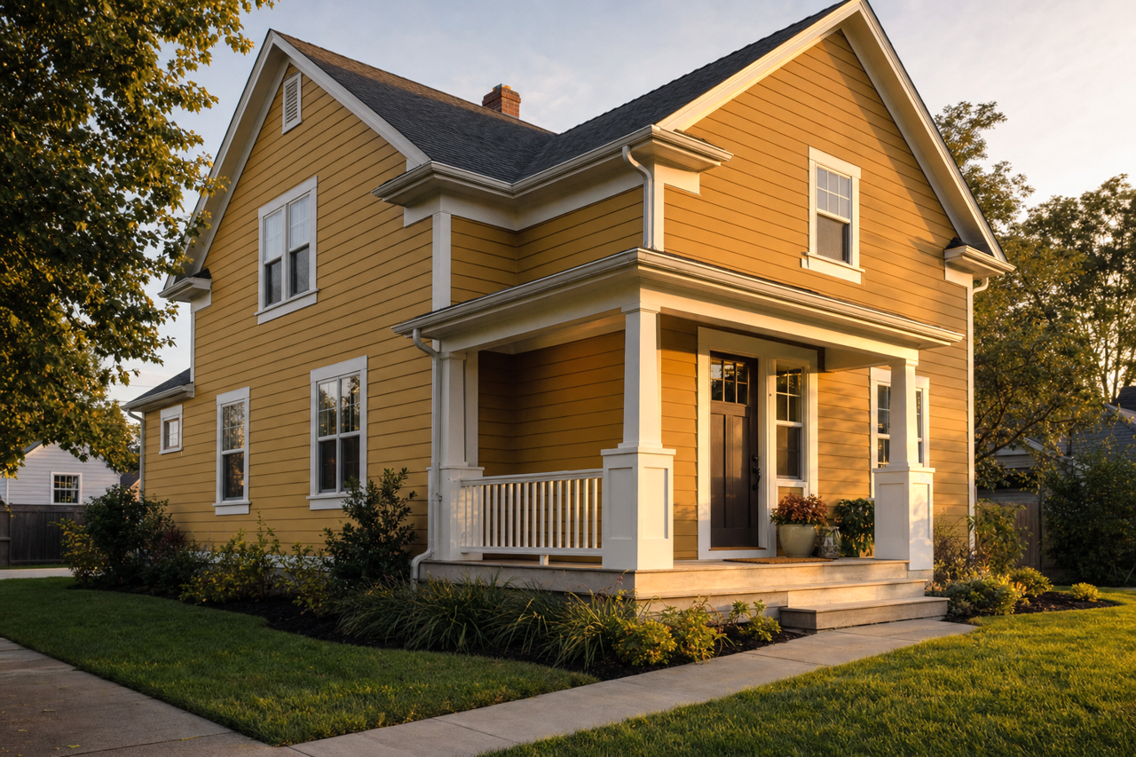 Nankeen by Sherwin-Williams on exterior