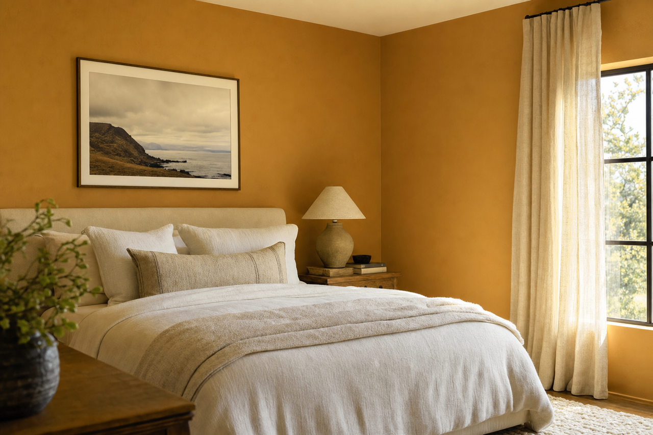 Nankeen by Sherwin-Williams on interiors