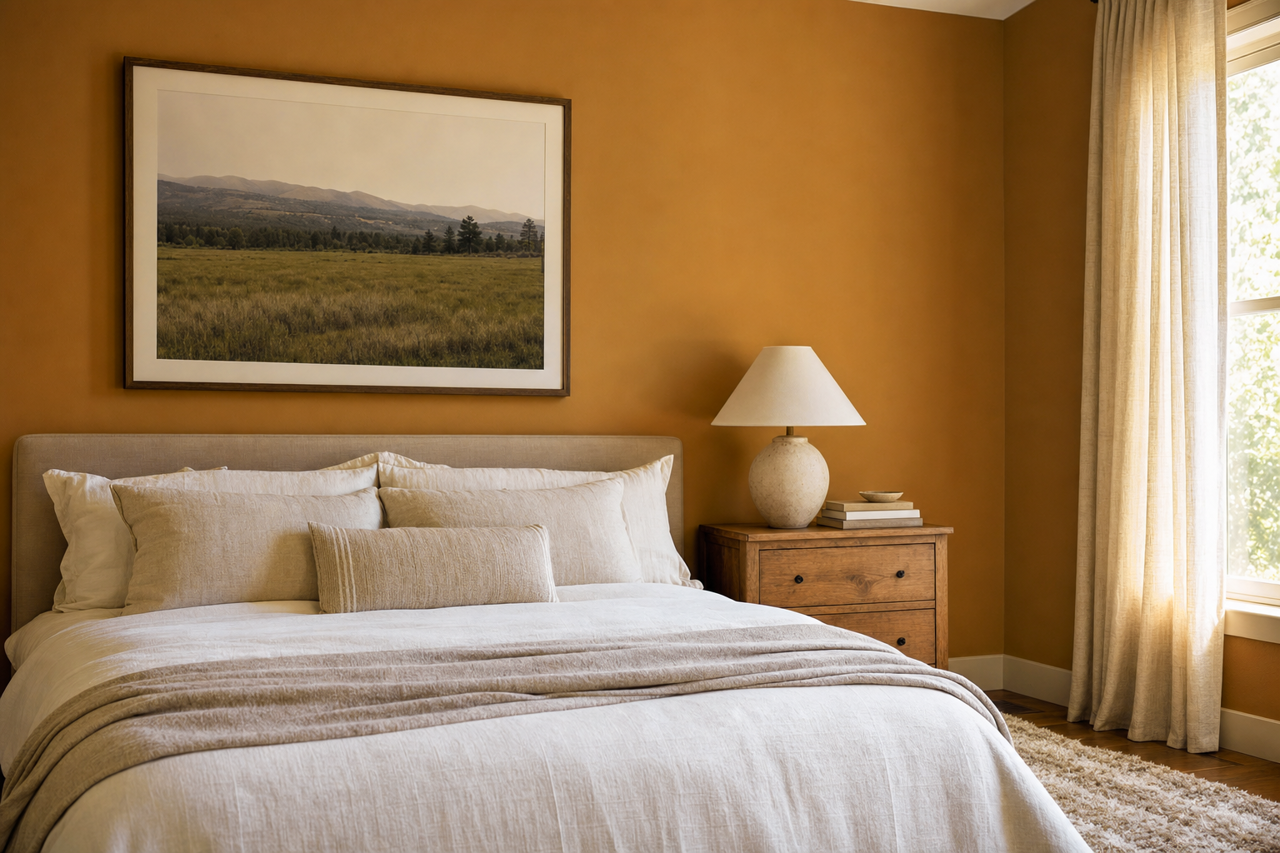 Sconce Gold by Sherwin-Williams on interiors