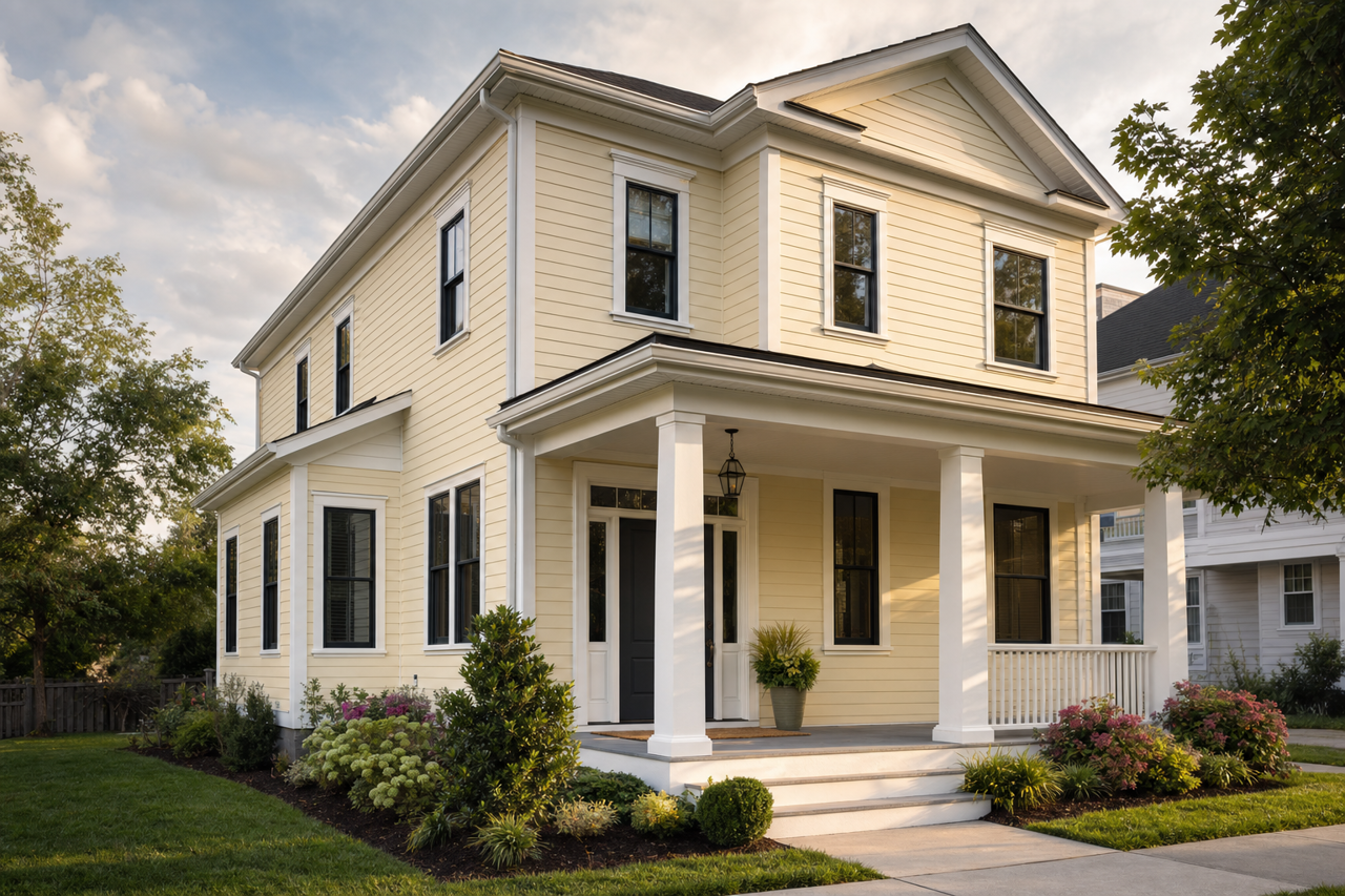 Ionic Ivory by Sherwin-Williams on exterior