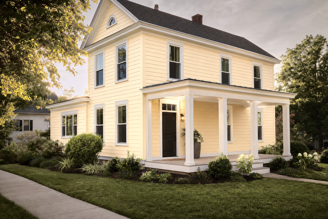 Ancestral Gold by Sherwin-Williams on exterior