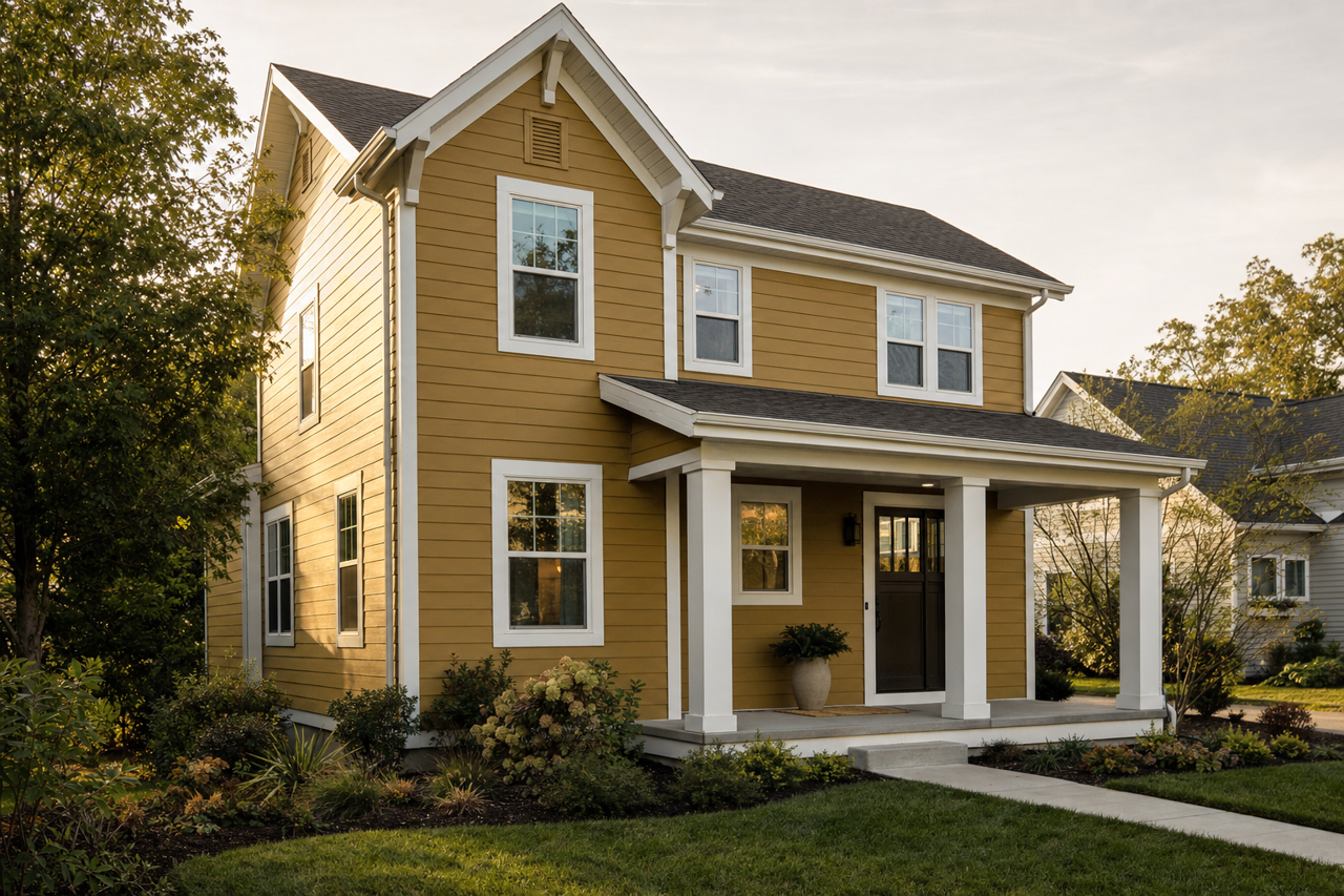 Bengal Grass by Sherwin-Williams on exterior