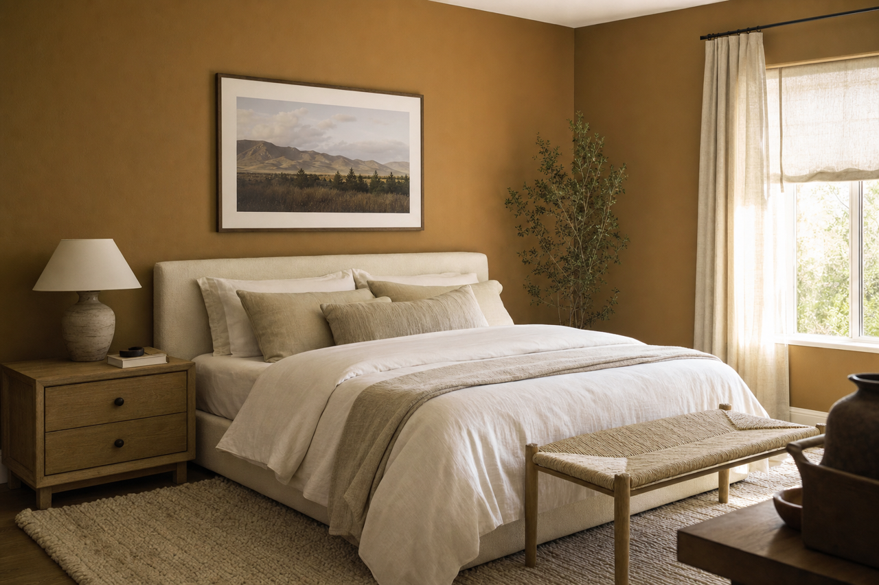 Eminent Bronze by Sherwin-Williams on interiors