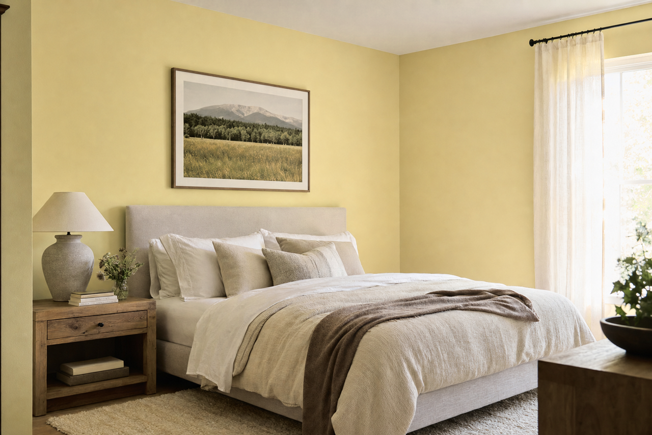 Hearts of Palm by Sherwin-Williams on interiors