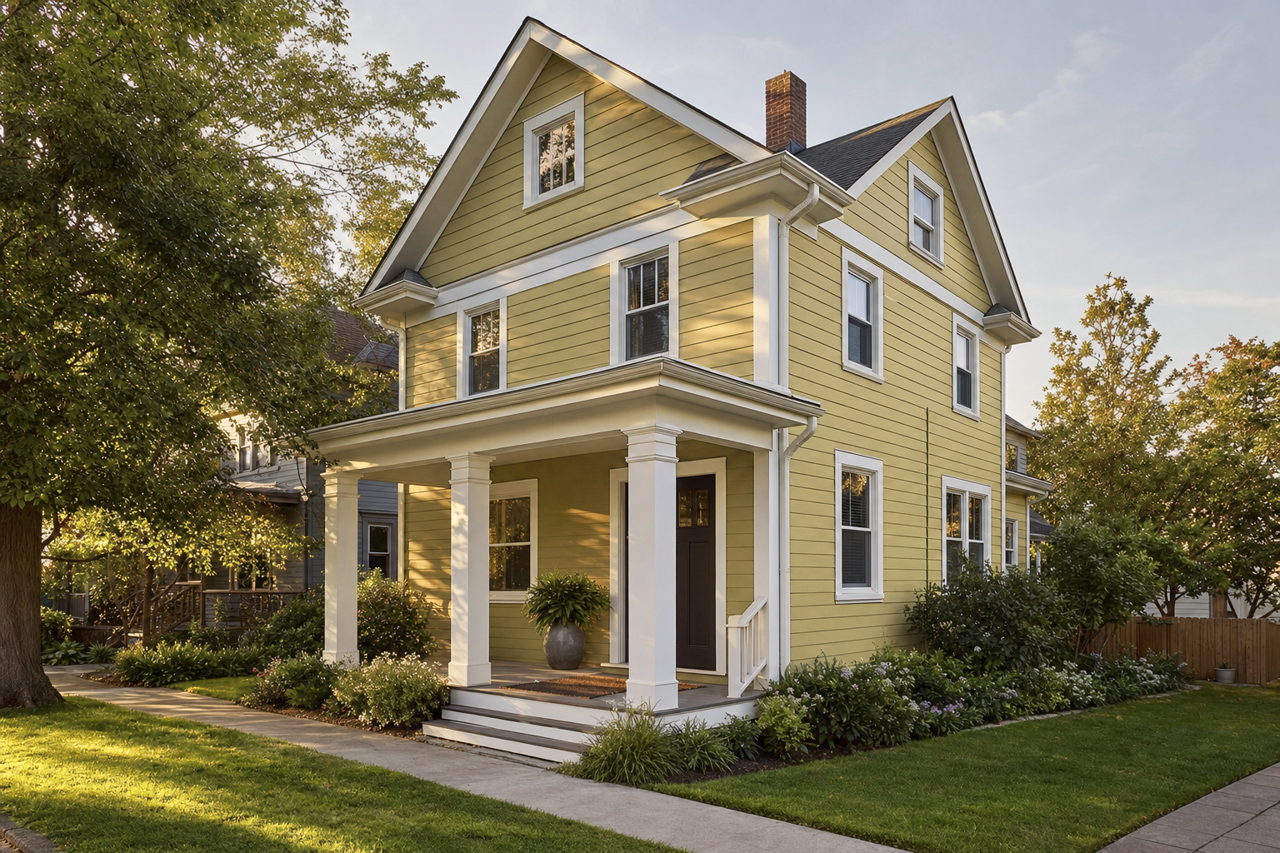 Tupelo Tree by Sherwin-Williams on exterior