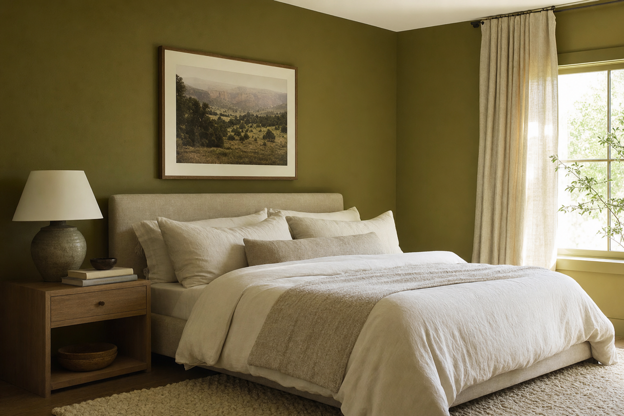 Saguaro by Sherwin-Williams on interiors