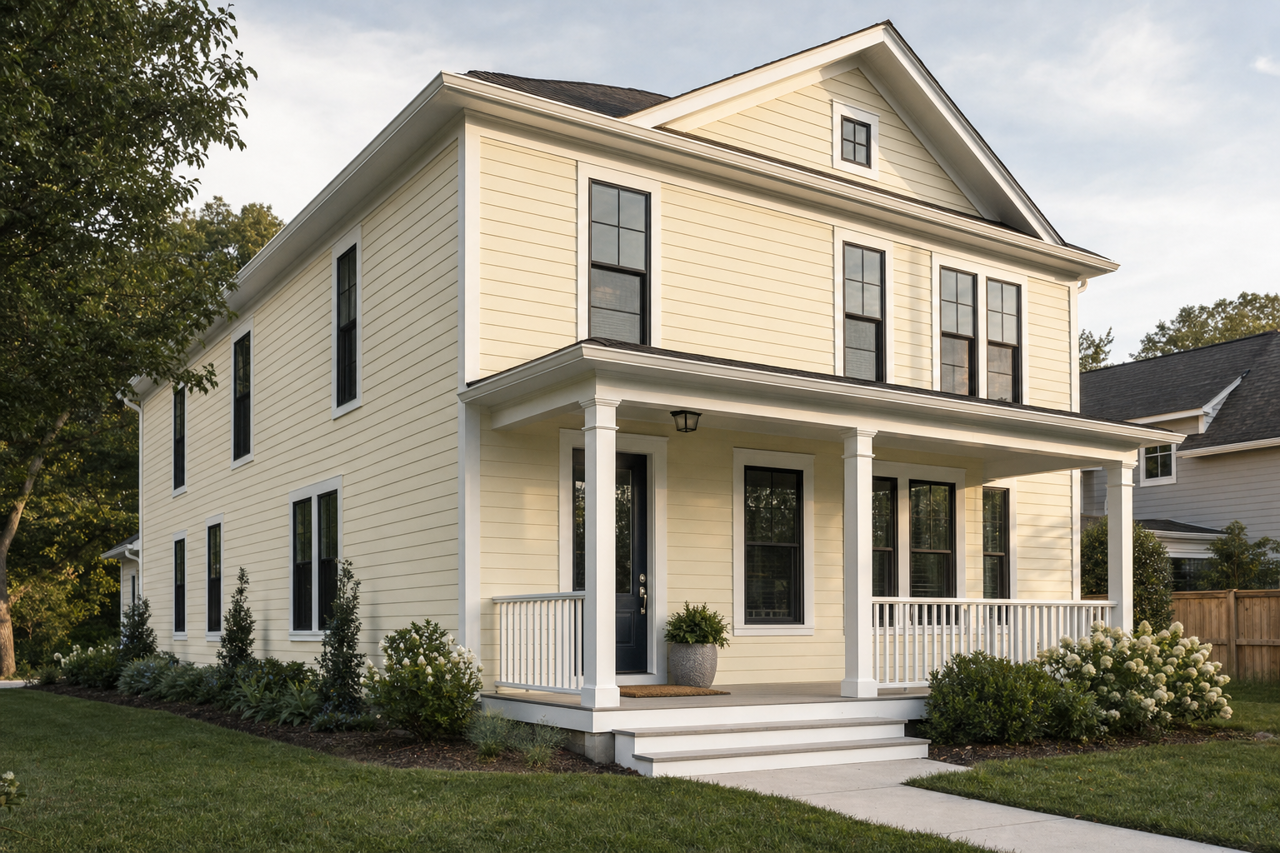 Queen Anne's Lace by Sherwin-Williams on exterior
