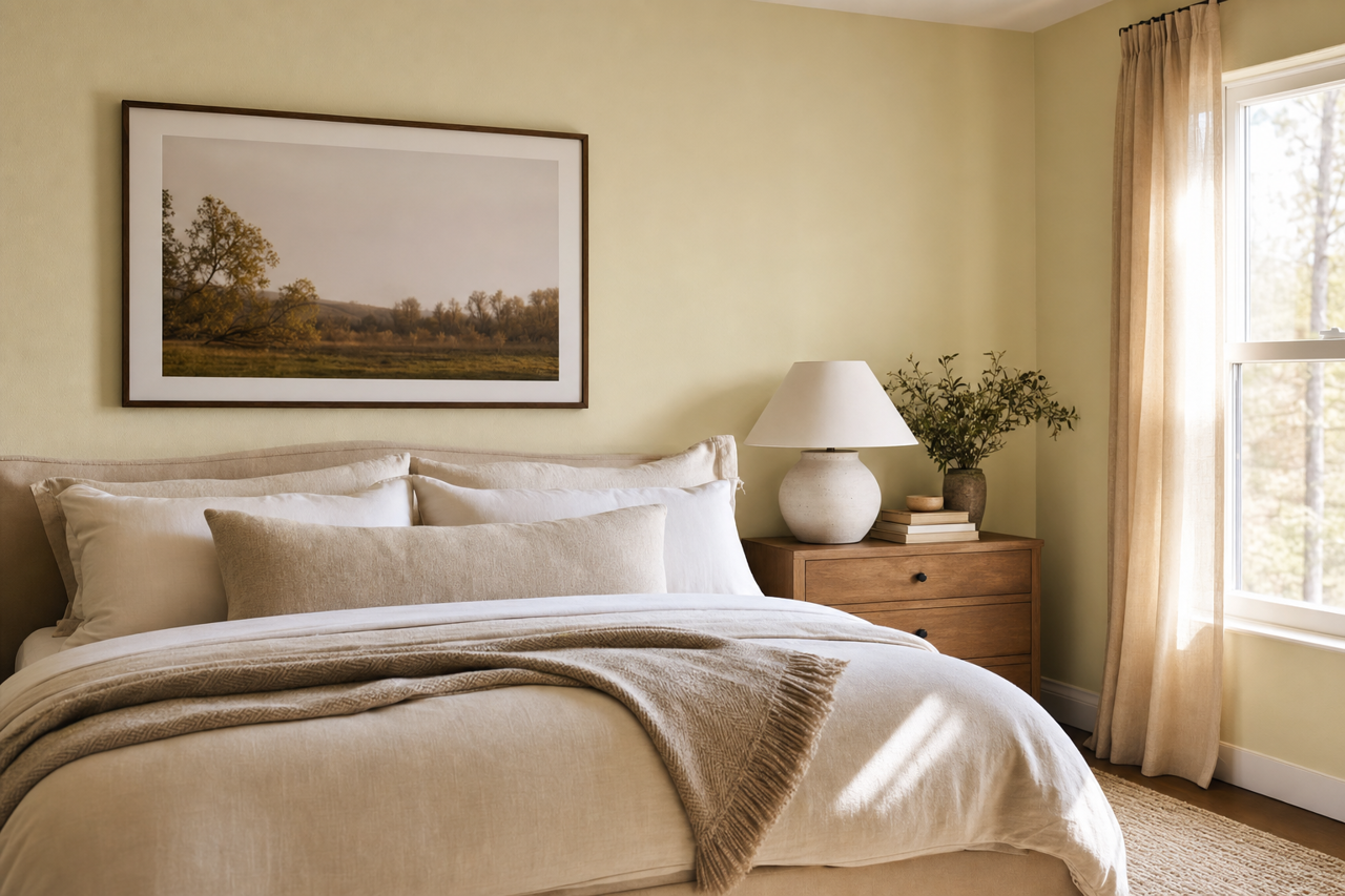 Celery by Sherwin-Williams on interiors