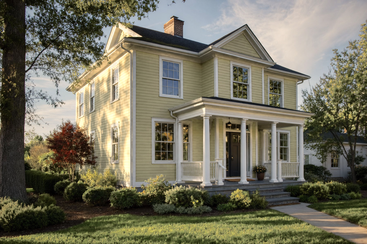Shagreen by Sherwin-Williams on exterior