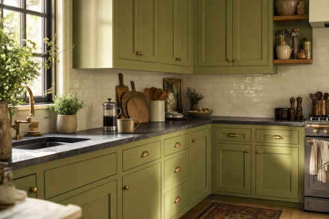 Relentless Olive by Sherwin-Williams