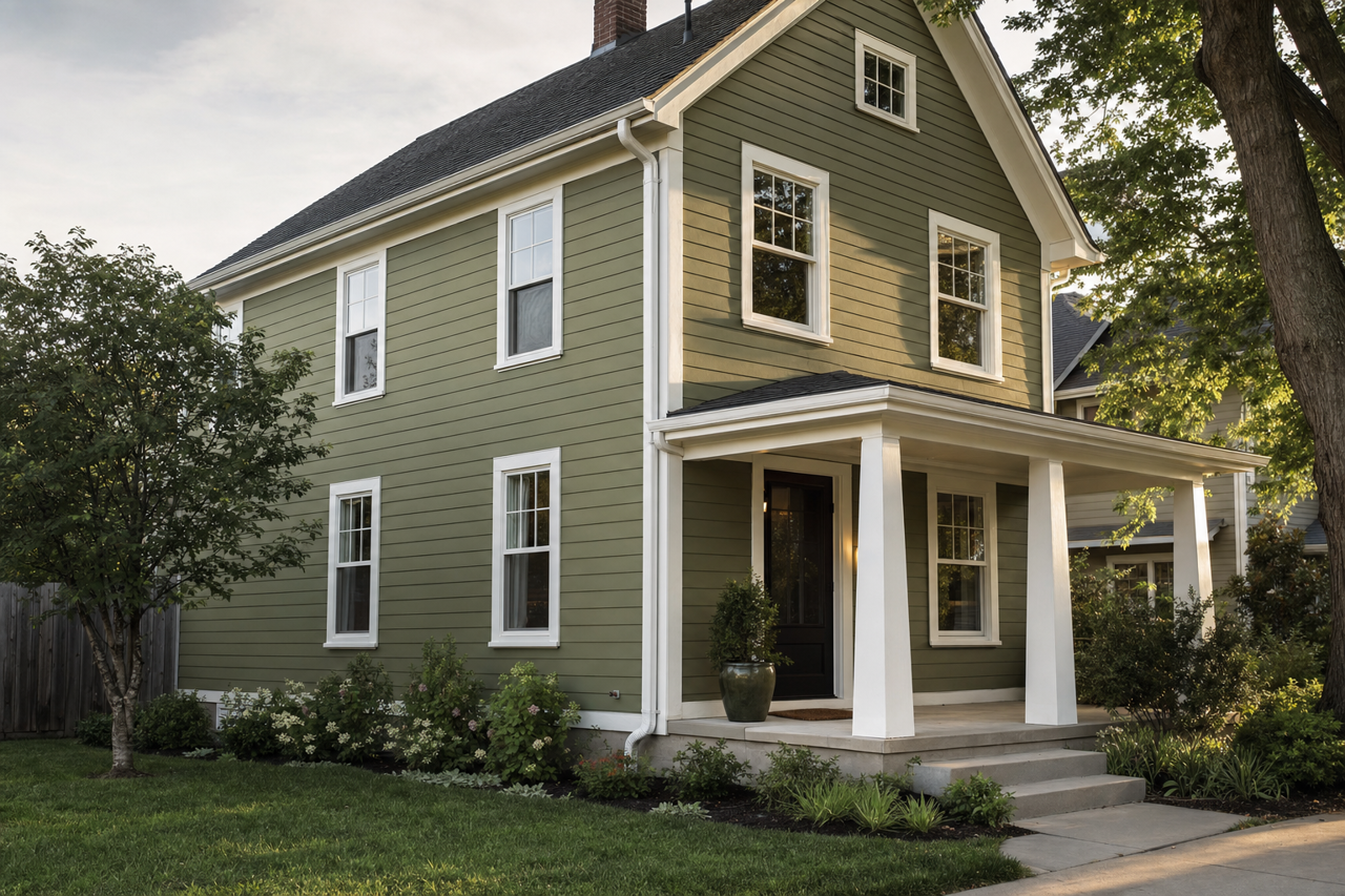 Garden Spot by Sherwin-Williams on exterior
