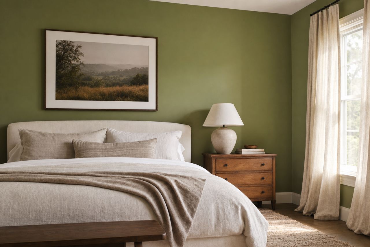 Garden Spot by Sherwin-Williams on interiors