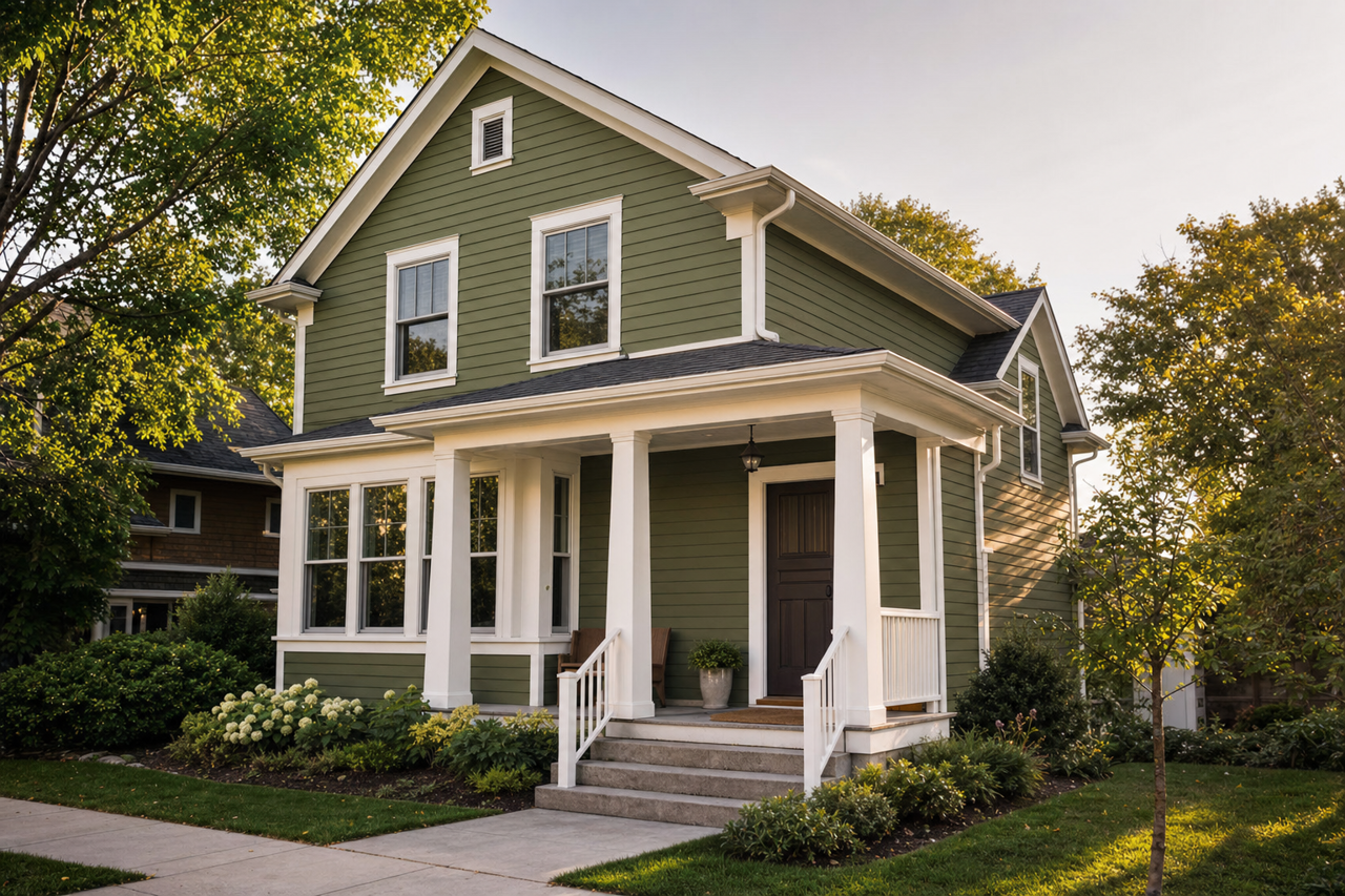 Inverness by Sherwin-Williams on exterior
