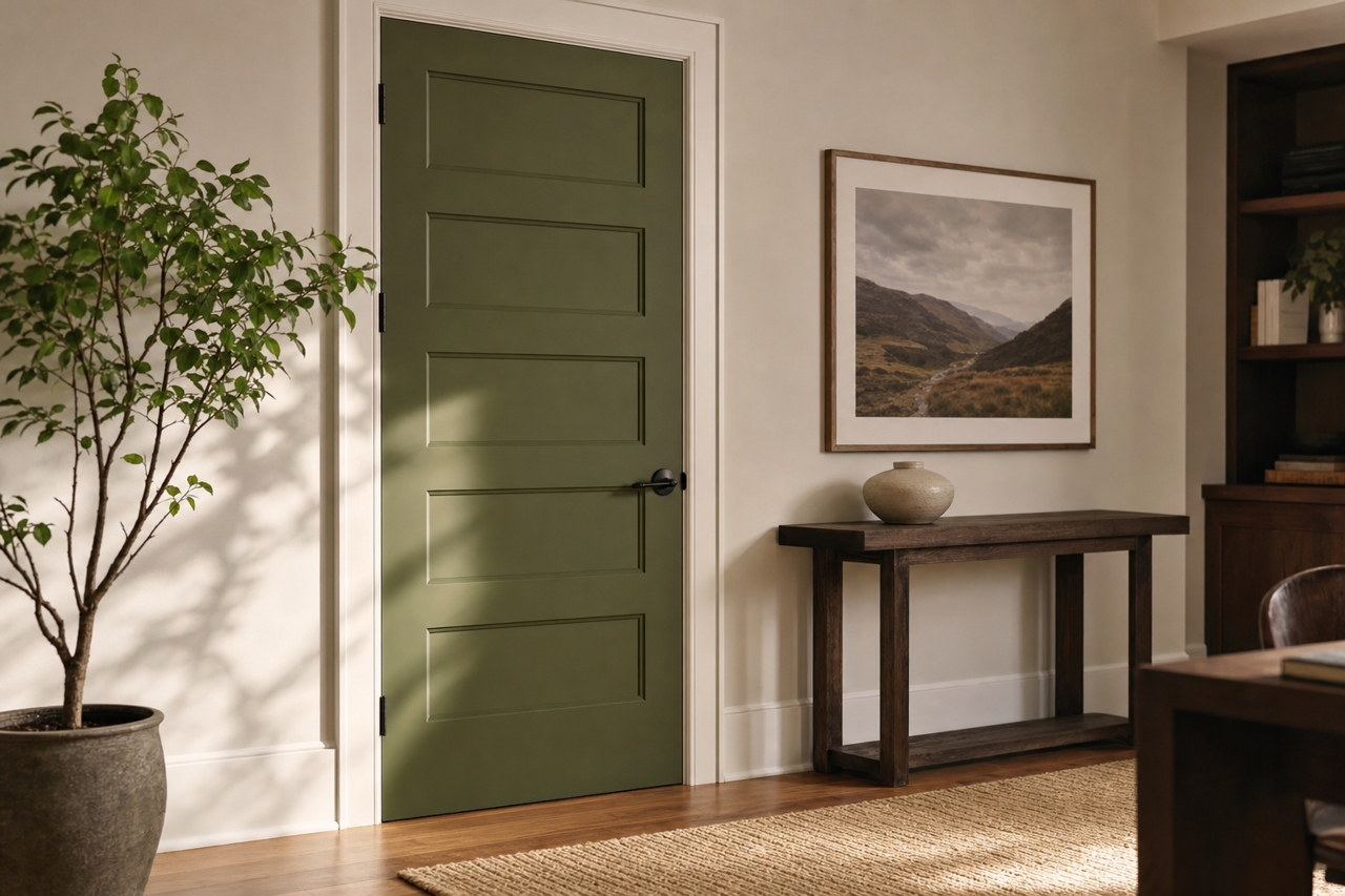Inverness by Sherwin-Williams on interior-doors