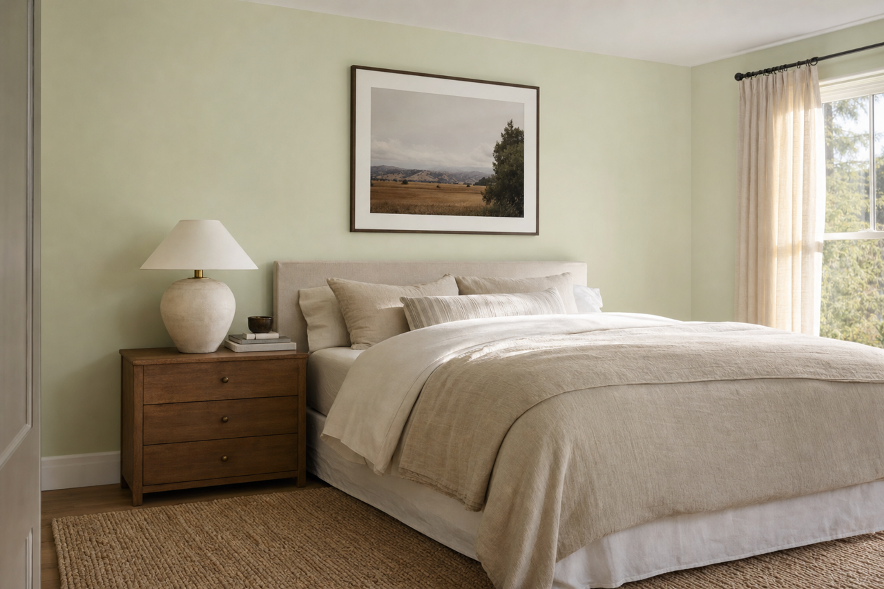 Gratifying Green by Sherwin-Williams on interiors