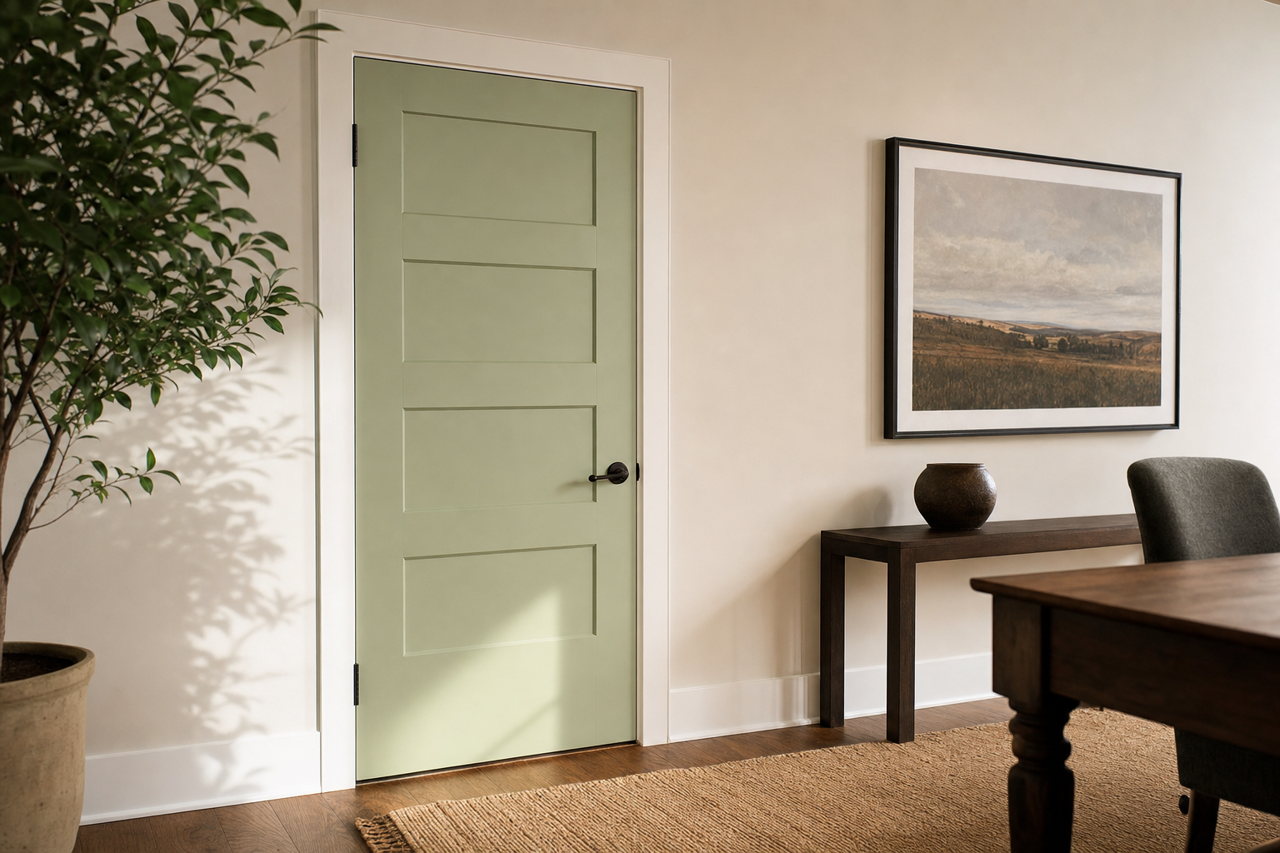 Haven by Sherwin-Williams on interior-doors