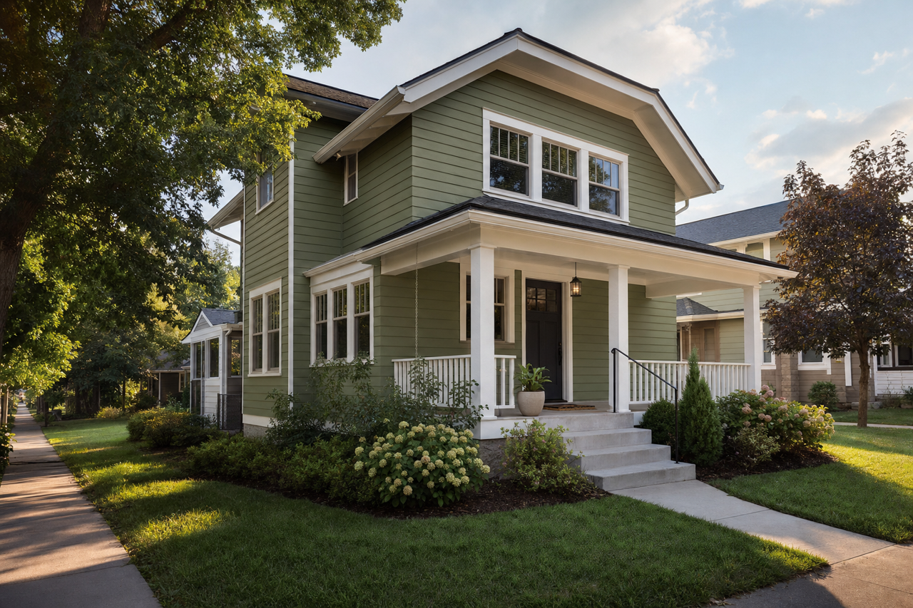 Dill by Sherwin-Williams on exterior