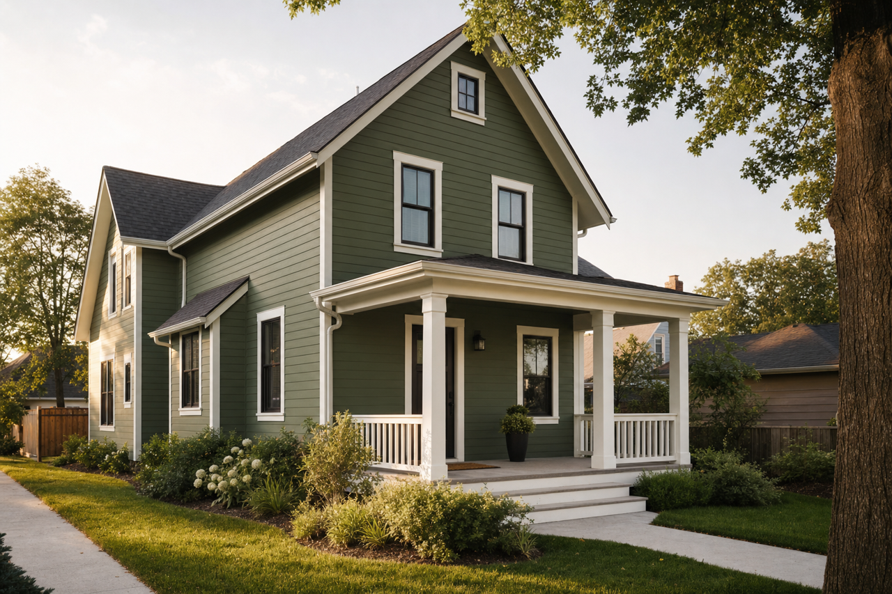 Greenfield by Sherwin-Williams on exterior