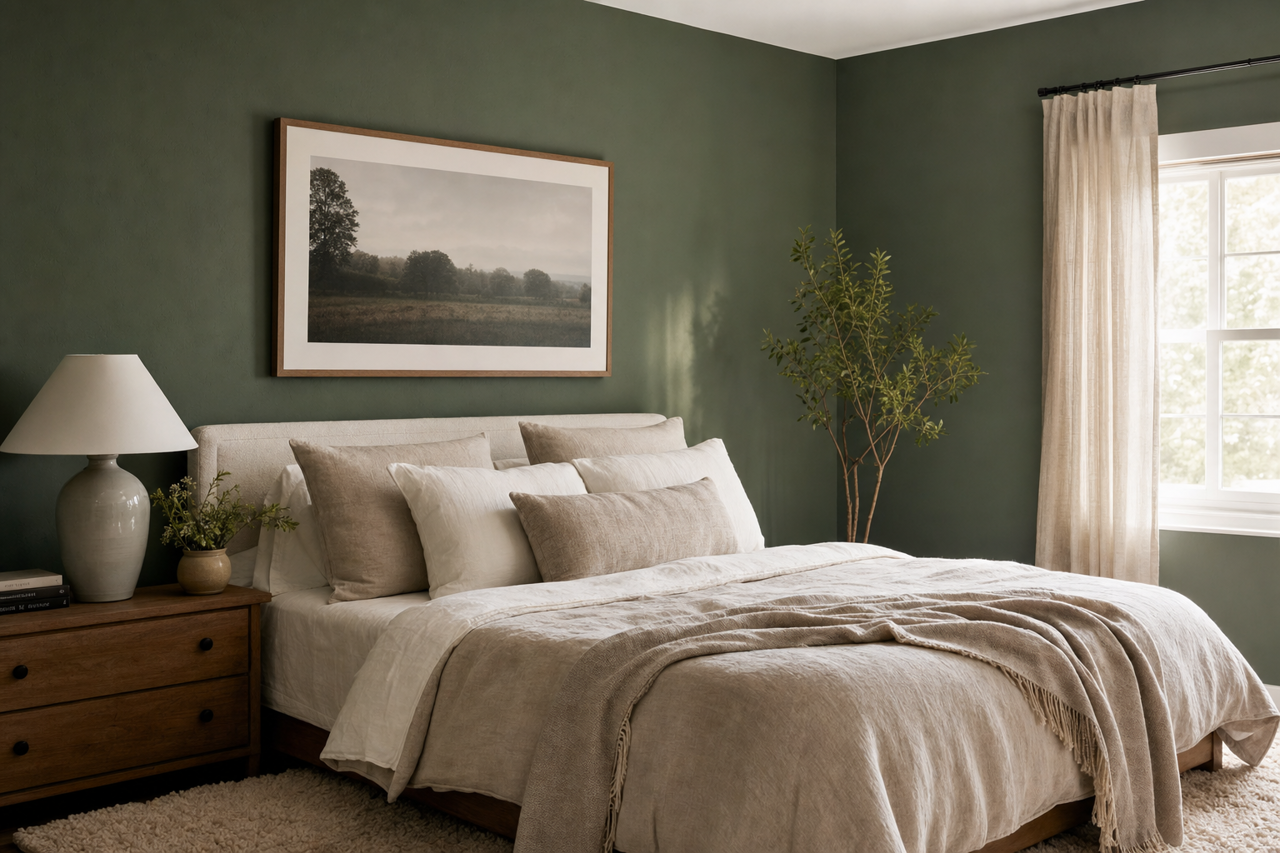 Courtyard by Sherwin-Williams on interiors