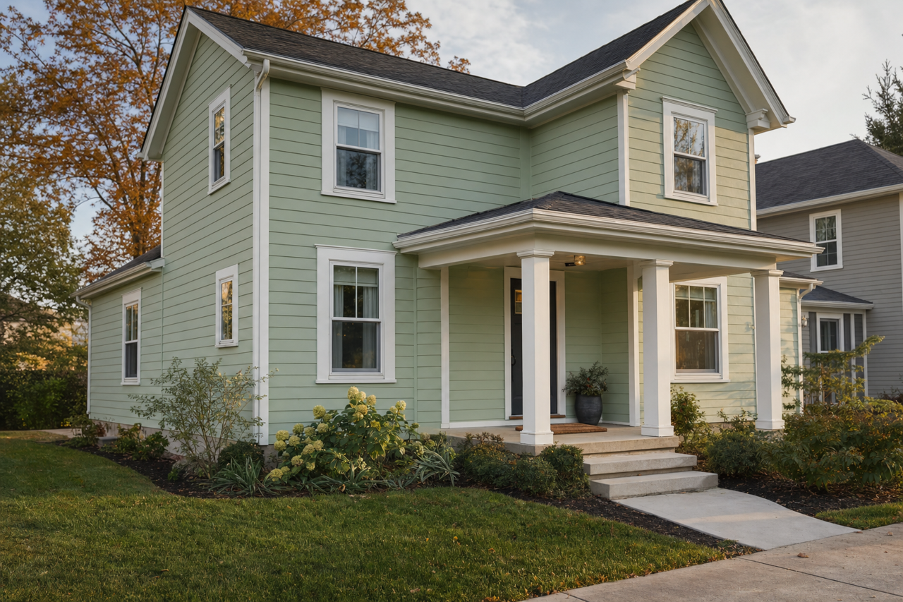 Relish by Sherwin-Williams on exterior