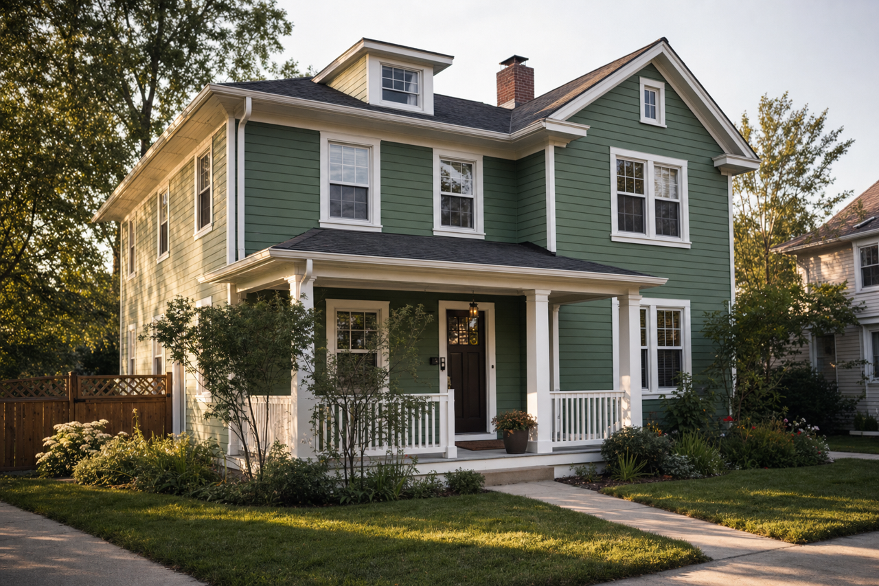 Garden Grove by Sherwin-Williams on exterior