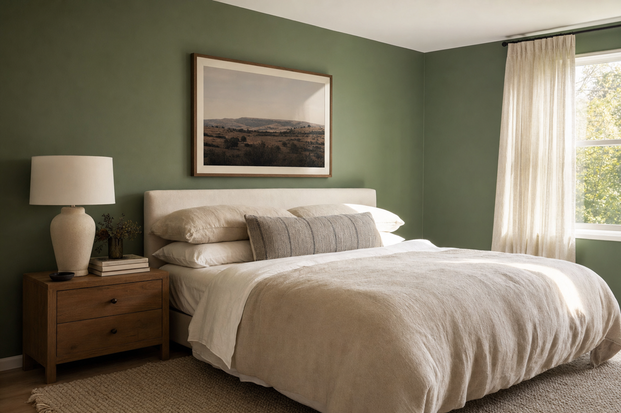 Garden Grove by Sherwin-Williams on interiors